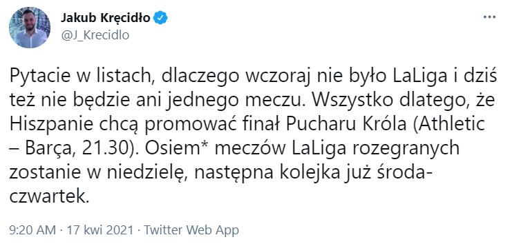 POWÓD dla którego ostatnio nie oglądamy LaLiga